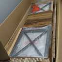 GAZHOME TV Stand for TV up to 55 Inches, TV Cabinet with Open Storage, TV Console Unit with Shelving for Living Room, Entertainment Room, Rustic Brown