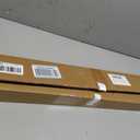 MEXAU White Tension Curtain Rods 41-87 In Extra Long Outdoor Patio Curtain Rods No Drilling Adjustable Heavy Duty Tension Rods for Windows Bathroom Living Room Curtains, Rod Diameter 1.26In