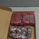 Christmas Tartan Plaid Napkins -12 Pack Cloth Napkins - Xmas Holiday Lunch Brunch Dinner Party Festive Celebration - Paperless Reusable Washable Table Napkin -17x17 Red Green