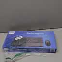 PHILIPS Bluetooth Keyboard and Mouse Combo - Bluetooth 2.4Ghz Wireless Keyboard and Mouse,Ergonomic Design with Palm Rest,3-Device Connectivity, 5 DPI Mouse, Long Battery for Office & Home -Black