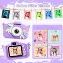 Kids Camera, Toddler Camera for Age 3-8, 48MP Dual Lens Selfie Camera for Kids, 1080P HD Video Recording Digital Camera, Christmas Birthday Gifts for Boys Girls