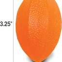 Rehabilitation Advantage Football Shaped Hand Exerciser, Firm, Orange