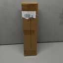 Wood Curtain Rods for Windows 66 to 120 Inches 1" Diameter Boho Decorative Heavy Duty Long Window Curtain Rod Adjustable with Handmade Wood Grain Design for Living Room Bedroom Kitchen