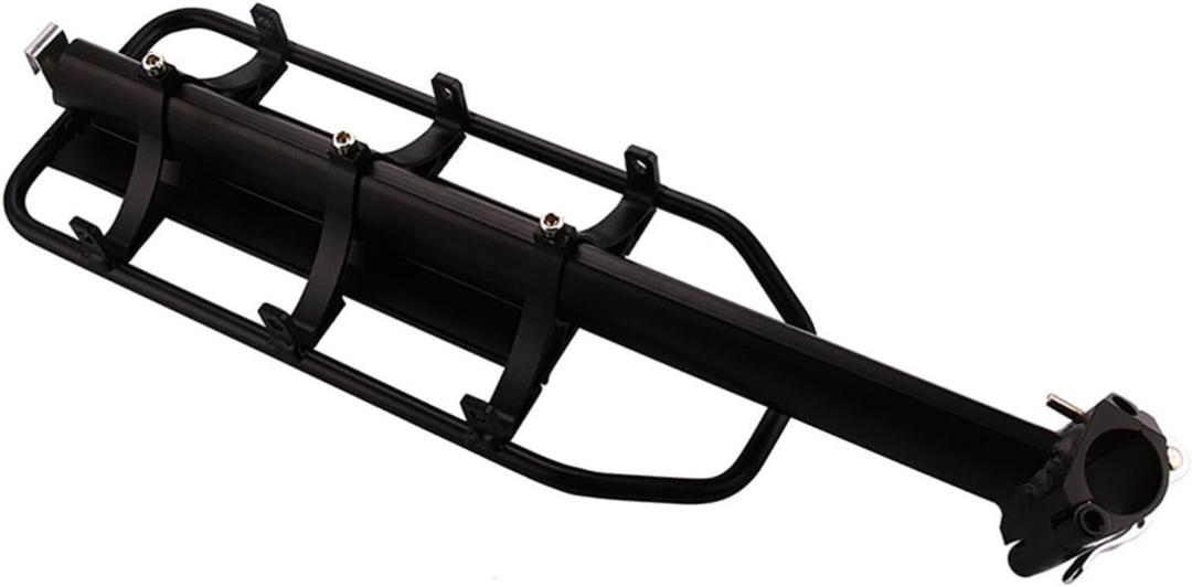 YARNOW E-Bike Accessories Rear Frame-Mounted Seatpost Bike Rack Fit 50kg Load Durable Easy to Install Random Color