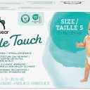 Amazon Brand - Mama Bear Gentle Touch Diapers, Hypoallergenic, Size 5, 132 Count (4 packs of 33), White