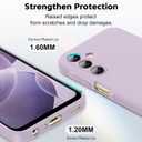 LeYi for Samsung Galaxy-A25-5G-Case: Samsung A25 5G Case with 2 Pack HD Screen Protector, Soft Liquid Silicone Shockproof Anti-Scratch Phone Case for Galaxy A25, Purple