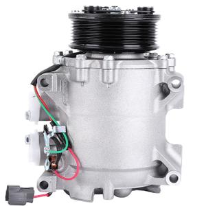 Air Conditioner A/C Compressor Replacement for 38810RBBA01, 38810-RBB-A01CO 10849T PAG100 7 Pulley Grooves 110 Pulley Diameter (mm) HS110 120 ml Compatible with Acura TSX 2004-2008
