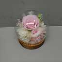 Forever Flowers Gifts for Mom .Birthday Gifts for Women, Preserved Flowers in Glass Fresh Flowers for Delivery Prime Pink Roses for Grandma Sister Daughter