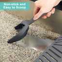 AIPERRO Stainless Steel Litter Box | XL Enclosed Cat Litter Boxs with Lid for Big Cats | High Sided, Anti-Urine Leakage | Non-Stick Bottom & Includes Scoop
