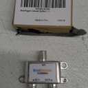 BlueRigger 2-Way Coaxial Cable Splitter (RG6 Two Way Mini Diplexer, F-type, 2.3GHZ 5-2300MHz) Digital Signal Female Coax Splitter - Works with Satellite, Antenna, HDTV, Amplifier, Cable TV, Dish, CATV