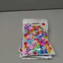 5 x Colorful Sewing Buttons, 15mm Round, 2-Hole, 200 Pack, Mixed Colors Flatback Button (Mixed-color-200pcs)