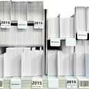 20 Pcs 20 * 15 CM 1MM Rack Size Dividers Mini Closet Shelf Dividers Tag; Shelf Label; Book Tracker Bookmark; Library Card Bookmark Creative Book Accessories for Reading Lovers; Book Tracker