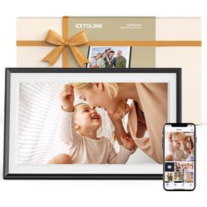 15.6" Smart WiFi Digital Picture Frame with 32GB Storage,Electronic Photo Frame with 1920 x 1800 HD IPS Touch Screen Auto-Rotate for Wall/Tabletop, Gift for Woman,Mom, Dad, Wife