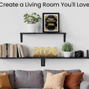 Share
Wall Mounted Floating 23-inch Standard A. Black Board & Black Brackets