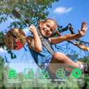 2-Pack 5ft Tree Swing Hanging Straps,800 LB Capacity Adjustable Nylon Heavy Duty Swing Ropes with Safer Lock Snap Carabiner for Hammock, Swing, Outdoor Camping and Aerial Yoga