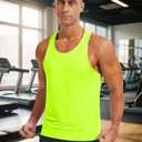 MAGCOMSEN Mens UPF 80+ Tank Tops Y Back Quick Dry Gym Workout Running Athletic Fitness Muscle Sleeveless Summer Shirts (M)