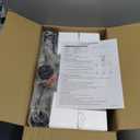 3-Light Bathroom Light Fixtures, Brushed Nickel Vanity Light, Farmhouse Wall Lights with Milky White Frosted Glass Shades, Bathroom Wall Lamp for Mirror Kitchen Bedroom Hallway Living Room