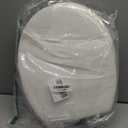 Uonlytech Thick Foam Toilet Seat Soft Close Heavy Duty for Heavy People Padded Elongated Bowl Cover