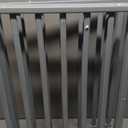 Pet Gate - 3-Panel Indoor Foldable Dog Fence for Stairs, Hallways, or Doorways - 54x24-Inch Retractable Wood Freestanding Dog Gates by PETMAKER (Gray)