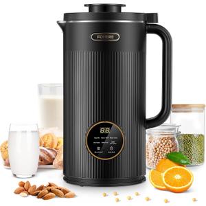 35oz Nut Milk Maker Machine, 8 in 1 Automatic Nut Milk Maker with 8 Blades, 800W Soy Milk Maker for Homemade Oat Milk, Juice, Almond Milk Maker with 12H Delay Start, Boil Water, Keep Warm & Auto Clean