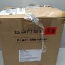 BONSEN 14-Sheet Paper Shredder for Home Office, Heavy Duty Cross Cut Shredder with 5.3 Gal Pullout Bin, Quiet Shredder for CDs/Credit Card/Staple, P-4 Security, Anti-Jam System