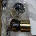 KMaiPem Kitchen Island Lighting, 3 Lights Linear Farmhouse Chandelier, Black and Gold Dining Room Light Fixture with Glass Shades, Modern Industrial Pendant Lights