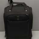 Travelpro Crew Classic Lightweight Softside Luggage, Rolling Underseat Carry on Bag, 14" Laptop or Tablet Sleeve, Men and Women, 17-Inch, Black