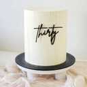 Thirty Cake Topper,Happy 30th Birthday Cake Decors - Funny 30th Anniversary - 30 Years Old Party Decorations Supplies