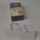 2 Pack Single Wall Outlet Shelf Home Wall Shelf Organizer for Outlets, Perfect for Bathroom Kitchen Bedroom with Cord Management and Easy Installation. (White)