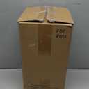 Heated Cat Bed Indoor, 20" Round Donut Deep Sleep Calming Heated Pet Beds for Cats and Small Dogs, Comfort Electric Thermal Cat Warming Bed with Adjustable Heating Pad, Washable and Indoor Use