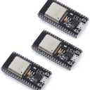 Teyleten Robot ESP32S ESP32 Development Board 2.4GHz Dual-Core WiFi +Bluetooth 2 Function Microcontroller for Arduino (ESP32 38P, 3PCS)