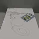 Brondell Bidet Toilet Seat Non-Electric Swash Ecoseat, Fits Elongated Toilets, White - Dual Nozzle System, Ambient Water Temperature - Bidet with Easy Installation