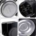 FARBIN Air Horn for Truck,Compact Train Horn,Electric Car Horn 12V 150db Super Loud with Wiring Harness for Any 12V Vehicles (Black)
