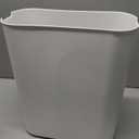 Cesun Motion Sensor Trash Can, 5 Gallon Automatic Bathroom Garbage Can with Lid, Touchless Smart Plastic Slim Wastebasket for Bathroom, Office, rv, Bedroom, Living Room, White