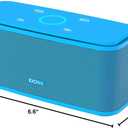 DOSS SoundBox Touch Wireless Bluetooth Speaker-12W HD Sound with Rich Bass, IPX5 Waterproof, 20H Playtime, Handsfree, for Gatherings, Home, Office, Outdoor, Travel-Blue