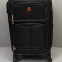 SwissGear Sion Softside Expandable Luggage, Black, Carry-On 21-Inch
