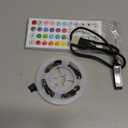 Smart LED Lights for TV Strip, 6.56ft RGB LED Lights for 32-40 Inch TVs, Music Sync Bluetooth App & Remote Control, USB-Powered for Gaming, Bedroom, Home Theater