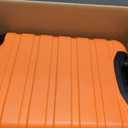 AnyZip Luggage PC ABS Hardside Lightweight Suitcase with 4 Universal Wheels TSA Lock Carry-On 20 Inch Orange