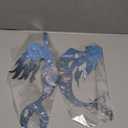 Pelopy 2 Pack Metal Mermaid Wall Art Rustic Bathroom Hanging Mermaid Wall Decor Blue Sculpture Decorations for Room Patio Swimming Pool Bathroom