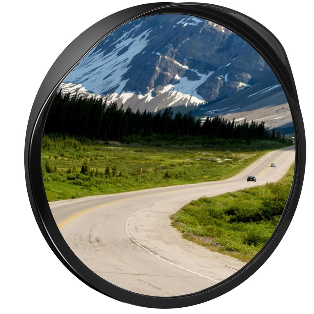 Convex Safety Mirror " Outdoor Security Mirror Extends View with Adjustable for Bracket, Warehouse, Parking, Garage, Office, Home, Factory