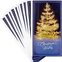 Hallmark Pack of Money or Gift Card Holders, Christmas Wishes (10 Cards with Envelopes)