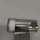 Qure Skincare Bathroom Sink Filter Water Faucet for Skin, Reduces 99% Chlorine and Heavy Metals, Skin Hydration in 4 Weeks, Reduces Build-Up, Balances pH, Softer Skin & Hair - Silver