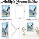 White Picture Frame, 16x24 Picture Frame for Photo Poster Canvas Certificate Document Display Horizontally or Vertically High Transparent Wall Gallery(Size 16 x 24 inches)