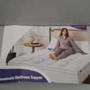 Homemate Mattress Topper Twin Size, Extra Thick 3D Snow Down Alternative Overfilled Plush Mattress Pad Cover for Deep Sleep, 1800TC Cooling Pillow Top with 8-21 Inch Deep Pocket