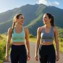 Evercute High Impact Sports Bras for Women 3 Pack, Adjustable Straps Padded Supportive Seamless Racerback Running Bras, Large