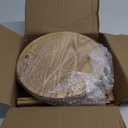 3-Pack Wood Plant Stands Indoor, Single Plant Stand for 6-12 Inch Pots, Mid-Century Modern Plant Stool, Tall Plant Stand for Large Plants for Living Room, Balcony, Office (Light Brown (light burnt color)