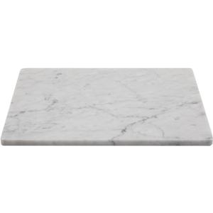 Marble Pastry and Cutting Board 12x16 Inch, Marble Slab With Non-Slip Feet For Baking, Cheese, Charcuterie, Chocolate, Pack of 1 Piece, Carrara White