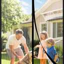 Magnetic Screen DoorScreen Door MeshKeep Bugs Out, Heavy-Duty Mesh Curtain,Pet and Kid Friendly, Works with Front Doors, Sliding Doors