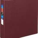 Avery Heavy-Duty 3 Ring Binder, 3 Inch One Touch EZD Rings, 3.5 Inch Spine, 1 Maroon Binder (79363)
