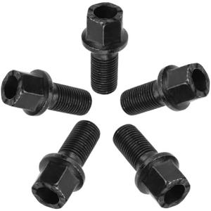 WHT002437 M14x1.5 Lug Bolts Wheel Studs Fit for Volkswagen Jetta Passat CC Golf Tiguan Beetle Audi A3 A4 A5 A6 A7 Quattro A8 Front or Rear Side,5 Pcs